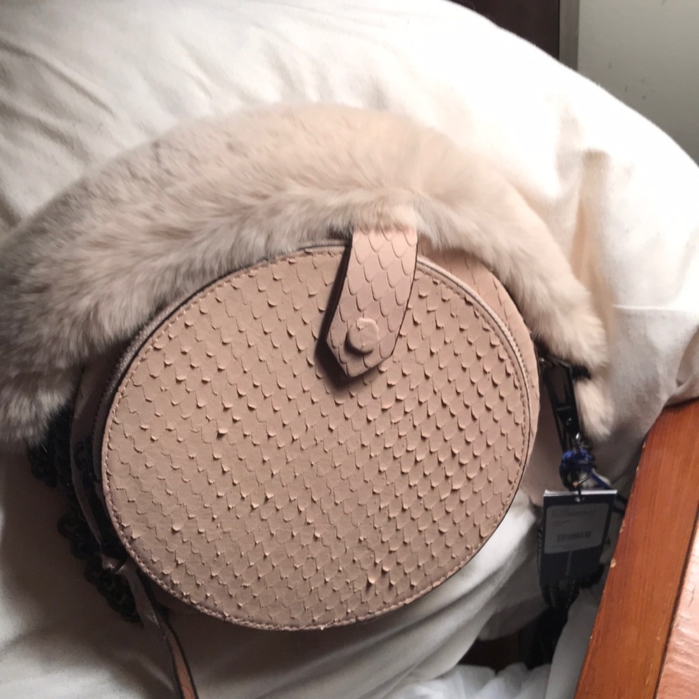 New Rebecca minkoff mini canteen.  Nude color